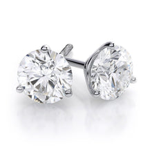 Load image into Gallery viewer, 2.00  Cts  Diamond Stud g-h si 14K with Screw Back