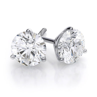 2.00  Cts  Diamond Stud g-h si 14K with Screw Back
