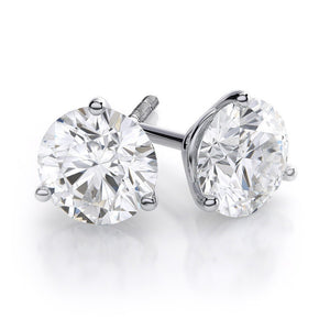 2.00  Cts  Diamond Stud g-h si 14K with Screw Back