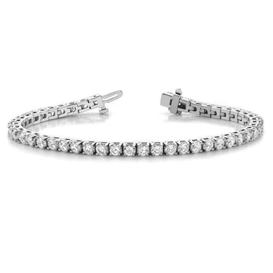 4.00 Cts 4 Prong Tennis Diamond Bracelet