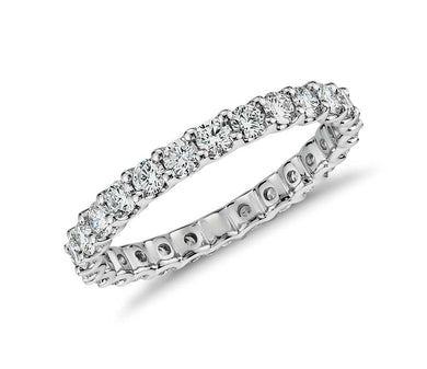 1.50 cts Common Prong Diamonds Eternity Ring