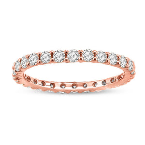 1.20 cts Common Prong Diamonds Eternity Ring